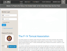 Tablet Screenshot of f-14association.com